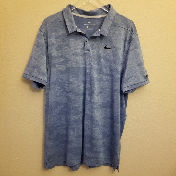 nike zonal cooling camo polo